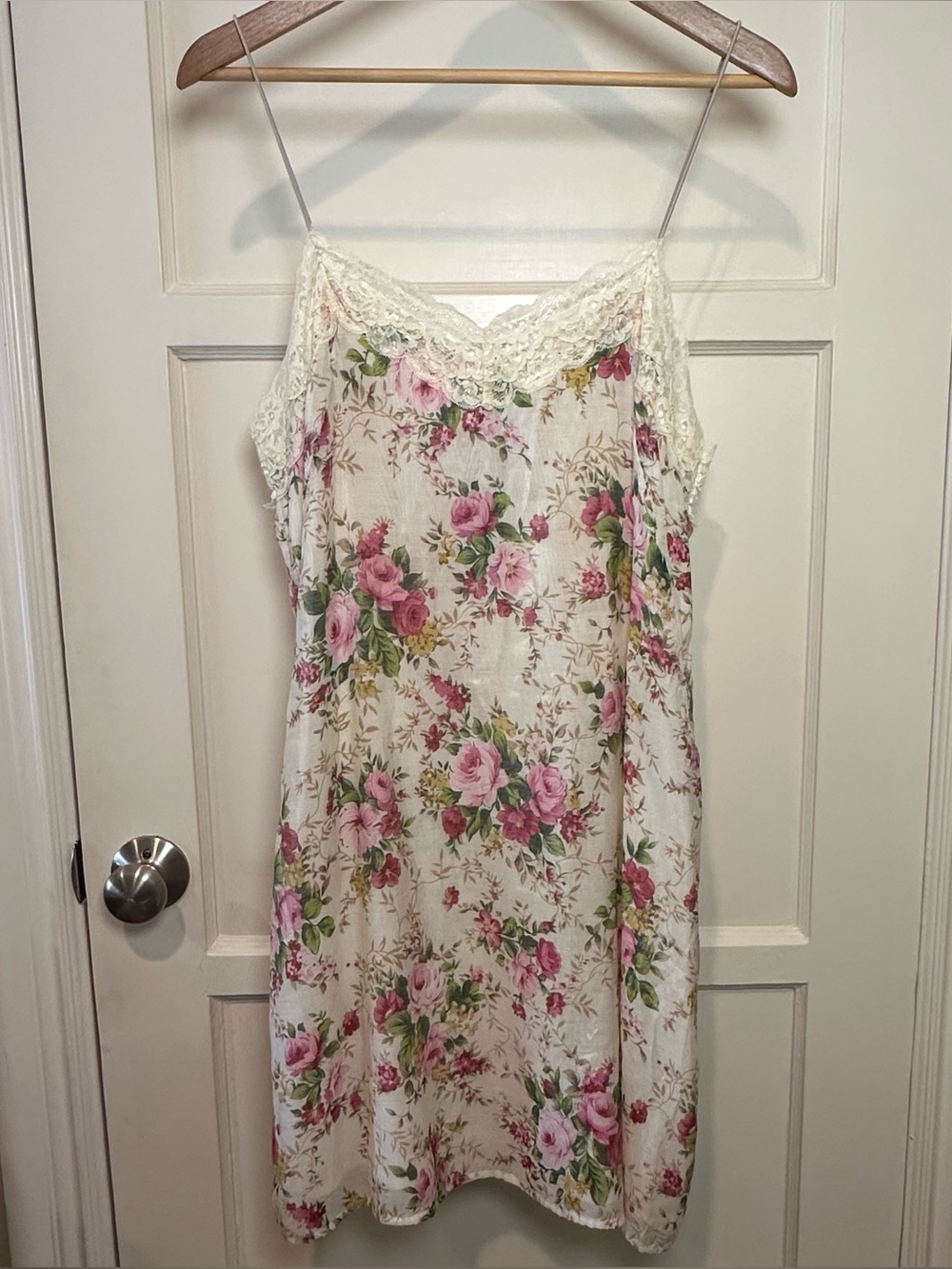 Aratta Silent Journey Sleeveless Floral w/ Lace Detail Mini Dress Size Medium